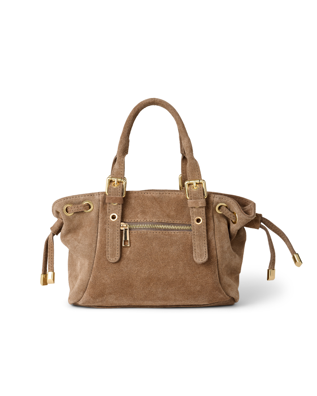 Mini suède muse bag taupe