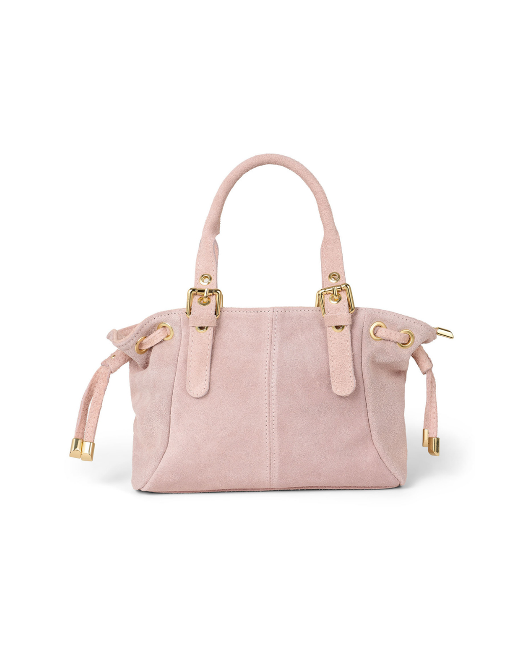 Mini suède muse bag vanilla pink