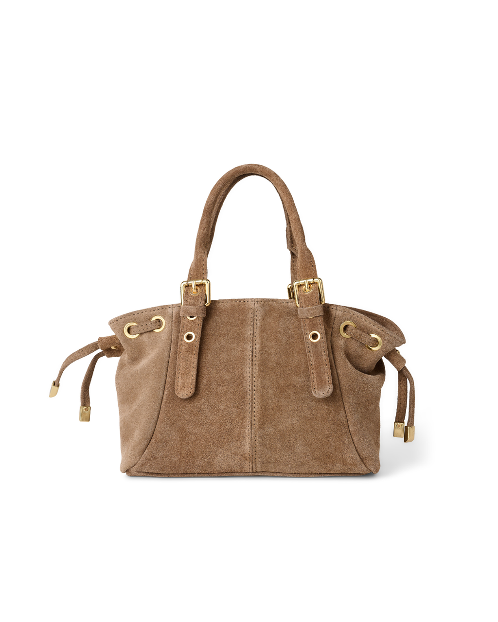 Mini suède muse bag taupe