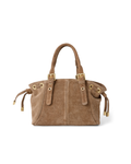 Mini suède muse bag taupe
